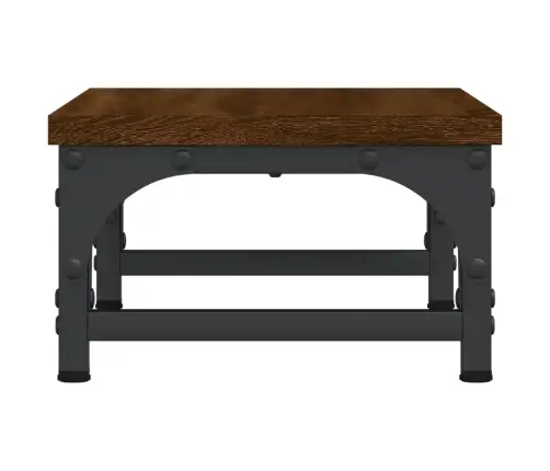 Monitoriaus Stovas, Rudas Ąžuolo, 37X23X14cm Apdirbta Mediena