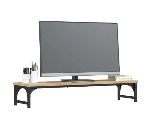 Monitorialus, Sonoma Tamm, 85X23X15,5 cm Tehispuit