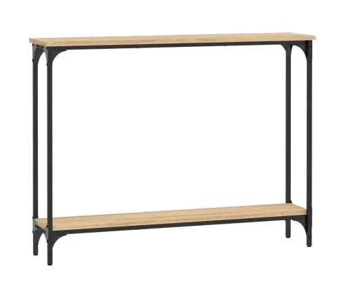 Konsoles Galdiņš, Koka Krāsa, 100X22,5X75 Cm, Inženierijas Koks Vidaxl