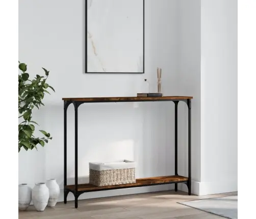 Konsoles Galdiņš, Ozolkoka, 100X22,5X75 Cm, Inženierijas Koks Vidaxl