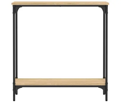Konsoles Galdiņš, Koka Krāsa, 75X22,5X75 Cm, Inženierijas Koks Vidaxl Konsoles Galdiņš, Koka Krāsa, 75X22,5X75 Cm, Inženierijas Koks Vidaxl