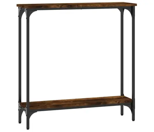 Konsoles Galdiņš, Ozolkoka, 75X22,5X75 Cm, Inženierijas Koks Vidaxl