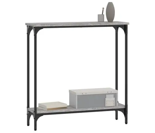 Konsoollaud, Hall Sonoma Tamm, 75X22,5X75 cm Tehispuit