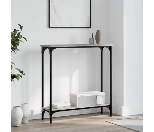 Konsoollaud, Hall Sonoma Tamm, 75X22,5X75 cm Tehispuit