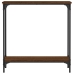 Konsoles Galdiņš, Brūna Koka, 75X22,5X75 Cm, Inženierijas Koks Vidaxl
