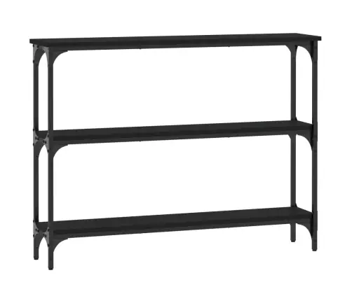 Konsoles Galdiņš, Melns, 100X22,5X75 Cm, Inženierijas Koks Vidaxl
