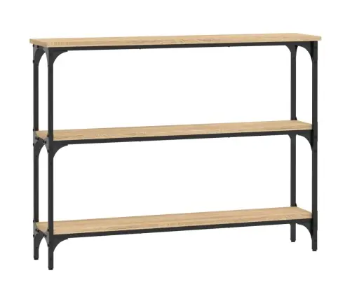 Konsoollaud, Sonoma Tamm, 100X22,5X75 cm Tehispuit Konsoollaud, Sonoma Tamm, 100X22,5X75 cm Tehispuit