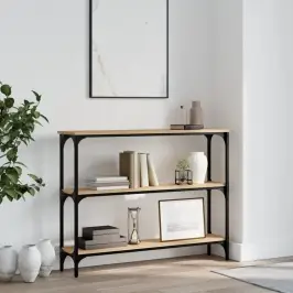 Konsoollaud, Sonoma Tamm, 100X22,5X75 cm Tehispuit