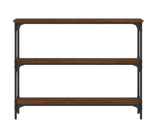 Konsoollaud, Pruun Tamm, 100X22,5X75 cm Tehispuit Konsoollaud, Pruun Tamm, 100X22,5X75 cm Tehispuit