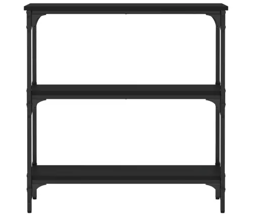 Konsoles Galdiņš, Melns, 75X22,5X75 Cm, Inženierijas Koks Vidaxl Konsoles Galdiņš, Melns, 75X22,5X75 Cm, Inženierijas Koks Vidaxl