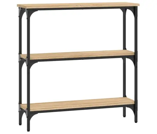 Konsoles Galdiņš, Koka Krāsa, 75X22,5X75 Cm, Inženierijas Koks Vidaxl