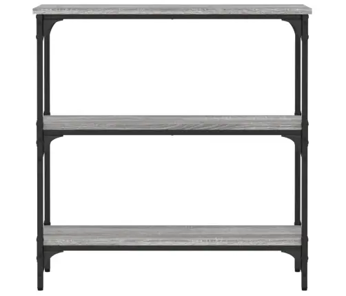 Konsoles Galdiņš, Pelēcīgs, 75X22,5X75 Cm, Inženierijas Koks Vidaxl