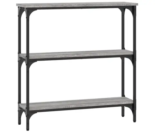 Konsoles Galdiņš, Pelēcīgs, 75X22,5X75 Cm, Inženierijas Koks Vidaxl