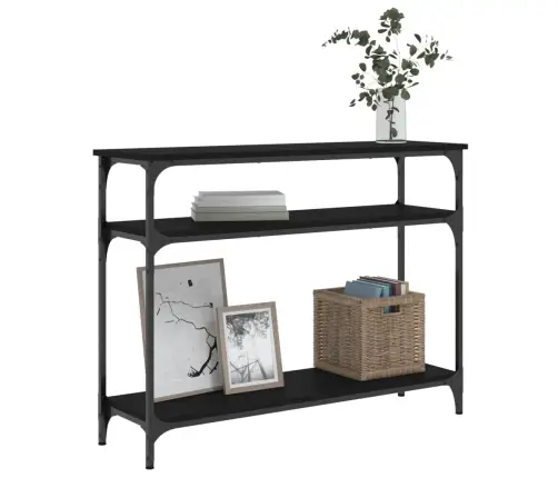 Konsoles Galdiņš, Melns, 100X29X75 Cm, Inženierijas Koks Vidaxl