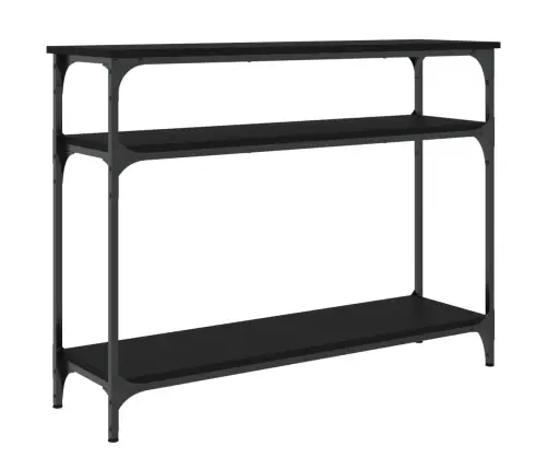 Konsoles Galdiņš, Melns, 100X29X75 Cm, Inženierijas Koks Vidaxl