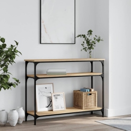Konsoles Galdiņš, Koka Krāsa, 100X29X75 Cm, Inženierijas Koks Vidaxl