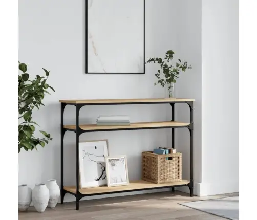 Konsoles Galdiņš, Koka Krāsa, 100X29X75 Cm, Inženierijas Koks Vidaxl