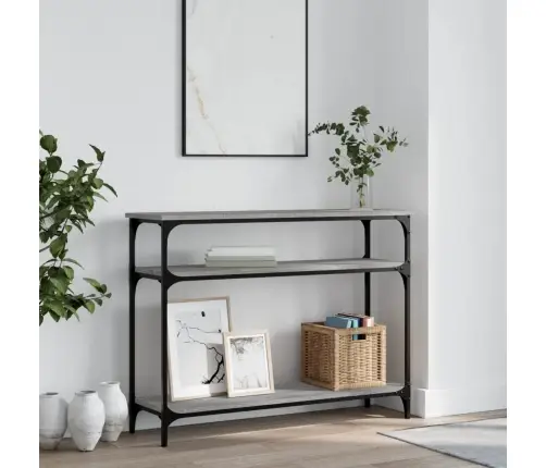 Konsoollaud, Hall Sonoma Tamm, 100X29X75 cm Tehispuit