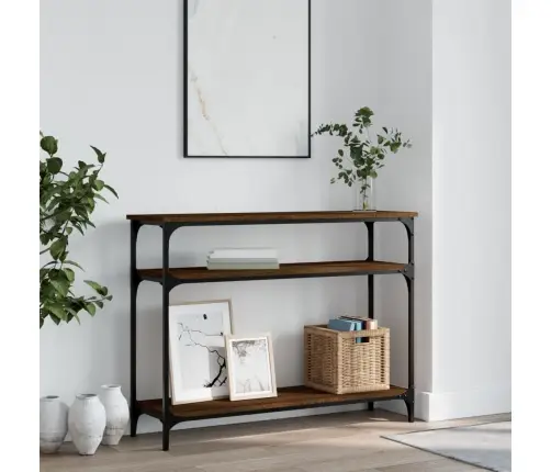 Konsoles Galdiņš, Brūns, 100X29X75 Cm, Inženierijas Koks Vidaxl