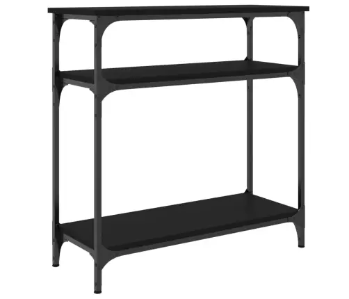 Konsoles Galdiņš, Melns, 75X29X75 Cm, Inženierijas Koks Vidaxl