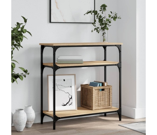 Konsoles Galdiņš, Koka Krāsa, 75X29X75 Cm, Inženierijas Koks Vidaxl