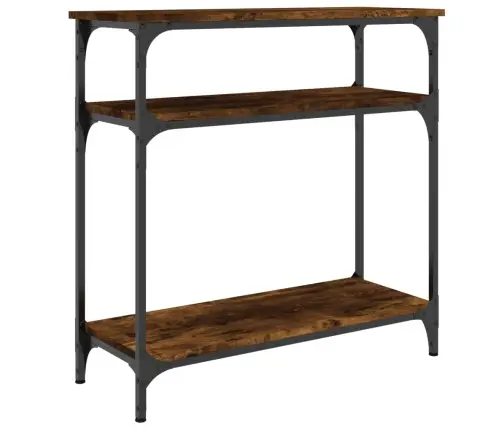 Konsoollaud, Suitsutatud Tamm, 75X29X75 cm Tehispuit