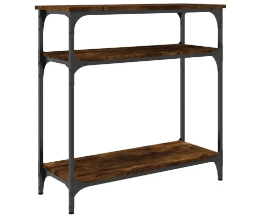 Konsoollaud, Suitsutatud Tamm, 75X29X75 cm Tehispuit