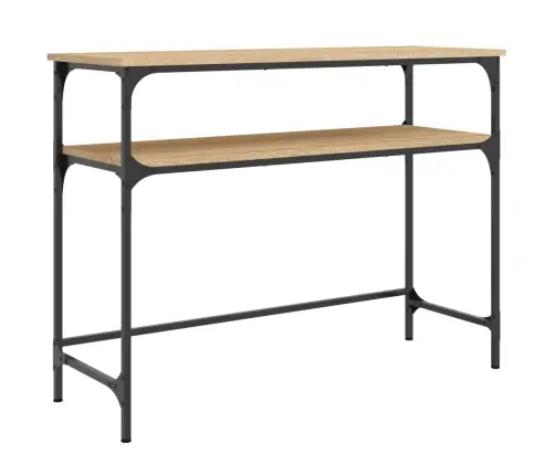 Konsoollaud, Sonoma Tamm, 100X35,5X75 cm Tehispuit