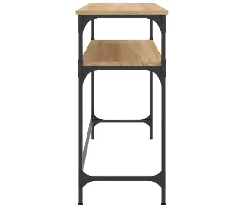 Konsoollaud, Sonoma Tamm, 100X35,5X75 cm Tehispuit