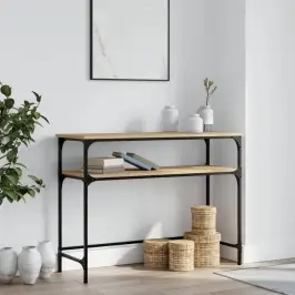 Konsoles Galdiņš, Koka Krāsa, 100X35,5X75 Cm, Inženierijas Koks Vidaxl
