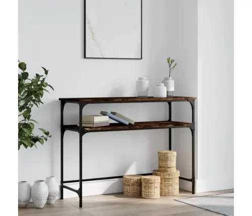 Konsoles Galdiņš, Ozolkoka, 100X35,5X75 Cm, Inženierijas Koks Vidaxl