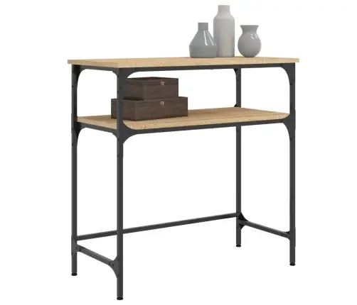 Konsoollaud, Sonoma Tamm, 75X35,5X75 cm Tehispuit