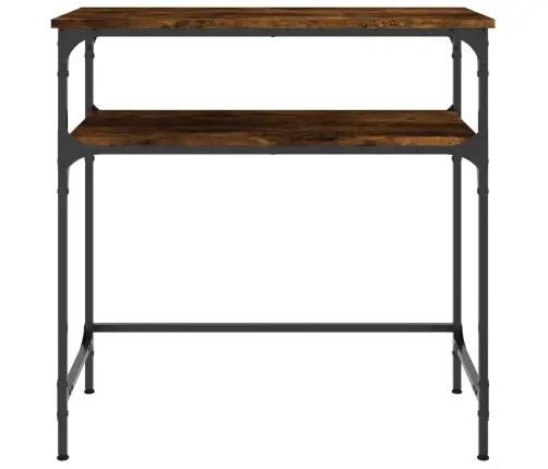 Konsoollaud, Suitsutatud Tamm, 75X35,5X75 cm Tehispuit