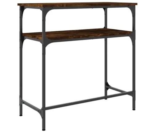 Konsoollaud, Suitsutatud Tamm, 75X35,5X75 cm Tehispuit