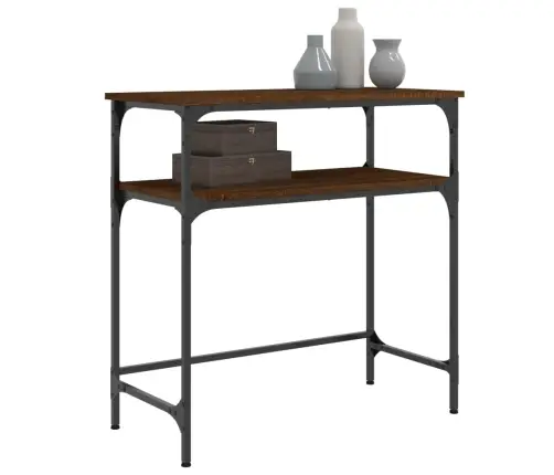 Konsolinis Staliukas, Rudas Ąžuolo, 75X35,5X75cm Mediena