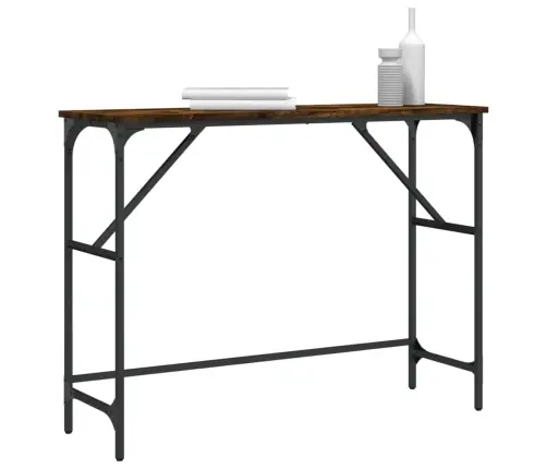 Konsoles Galdiņš, Koka Krāsa, 100X32X75 Cm, Inženierijas Koks Vidaxl