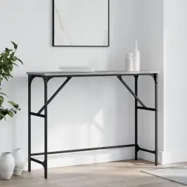 Konsoollaud, Hall Sonoma Tamm, 100X32X75 cm Tehispuit