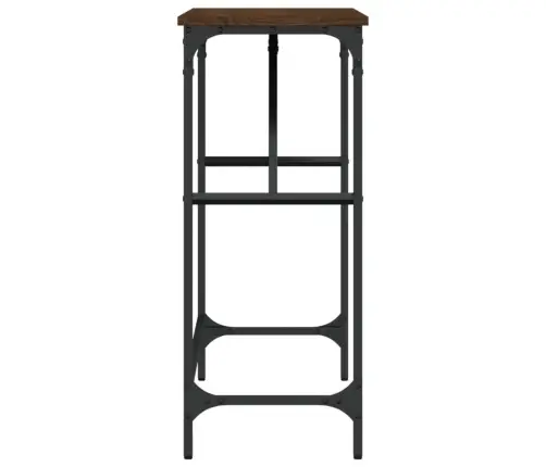 Konsoollaud, Pruun Tamm, 100X32X75 cm Tehispuit