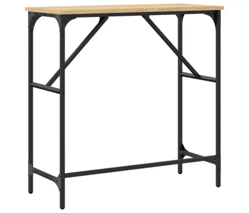 Konsoollaud, Sonoma Tamm, 75X32X75 cm Tehispuit