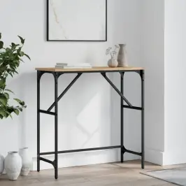 Konsoollaud, Sonoma Tamm, 75X32X75 cm Tehispuit
