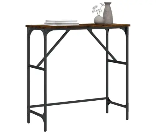 Konsoles Galdiņš, Ozolkoka, 75X32X75 Cm, Inženierijas Koks Vidaxl Konsoles Galdiņš, Ozolkoka, 75X32X75 Cm, Inženierijas Koks Vidaxl