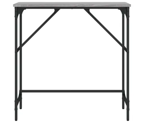 Konsoles Galdiņš, Pelēcīgs, 75X32X75 Cm, Inženierijas Koks Vidaxl