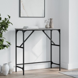 Konsoollaud, Hall Sonoma Tamm, 75X32X75 cm Tehispuit