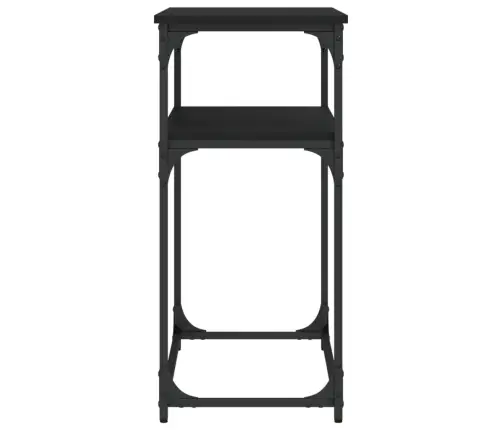 Konsoollaud, Must, 100X35,5X75 cm Tehispuit