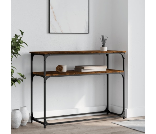 Konsoles Galdiņš, Ozolkoka, 100X35,5X75 Cm, Inženierijas Koks Vidaxl
