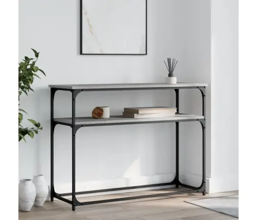 Konsoollaud, Hall Sonoma Tamm, 100X35,5X75 cm Tehispuit