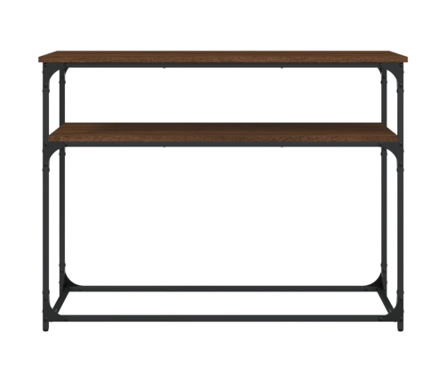 Konsoles Galdiņš, Brūna Koka, 100X35,5X75 Cm, Inženierijas Koks Vidaxl