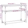 Konsolinis Staliukas, Rudas Ąžuolo, 100X35,5X75cm Mediena
