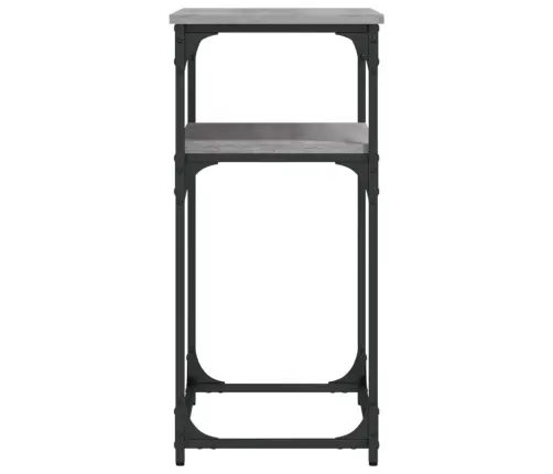 Konsoles Galdiņš, Pelēcīgs, 75X35,5X75 Cm, Inženierijas Koks Vidaxl