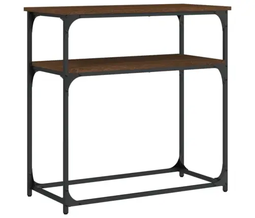 Konsoollaud, Pruun Tamm, 75X35,5X75 cm Tehispuit